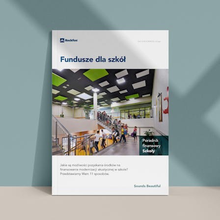 Cover mockup of Rockfon Brochure - Education Campaign, Financial