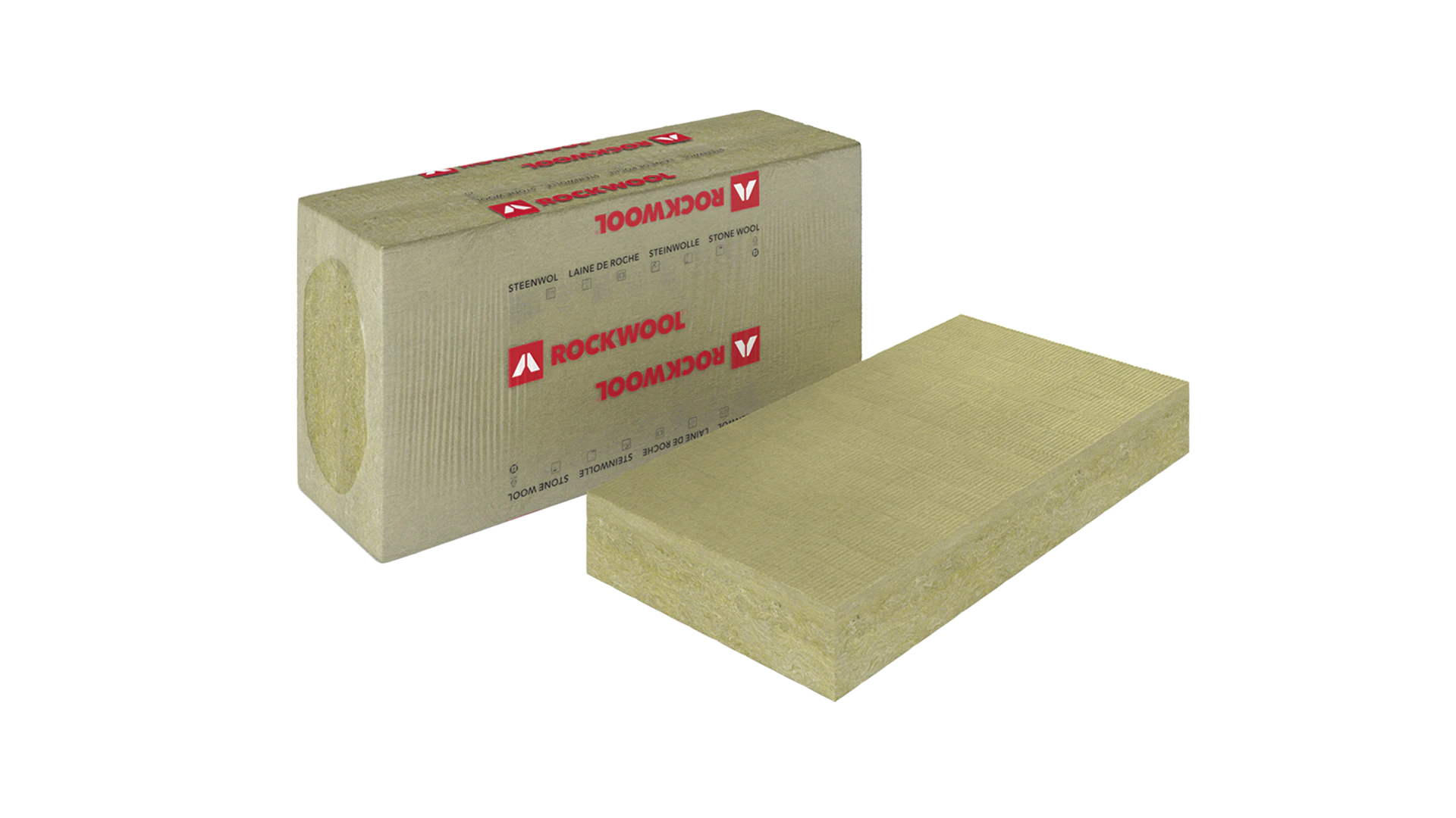 Rockvent Base packshot, Product, GBI, ventilated facades, insulation, slab, stonewool, package, packshot, rw-bnl, nl, vl, fr