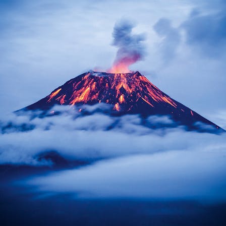 photos, germany, schrägdach broschüre, volcano, vulkan, steam, clouds
