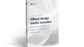 Cover of Rockfon Whitepaper - Where Design Meets Acoustics