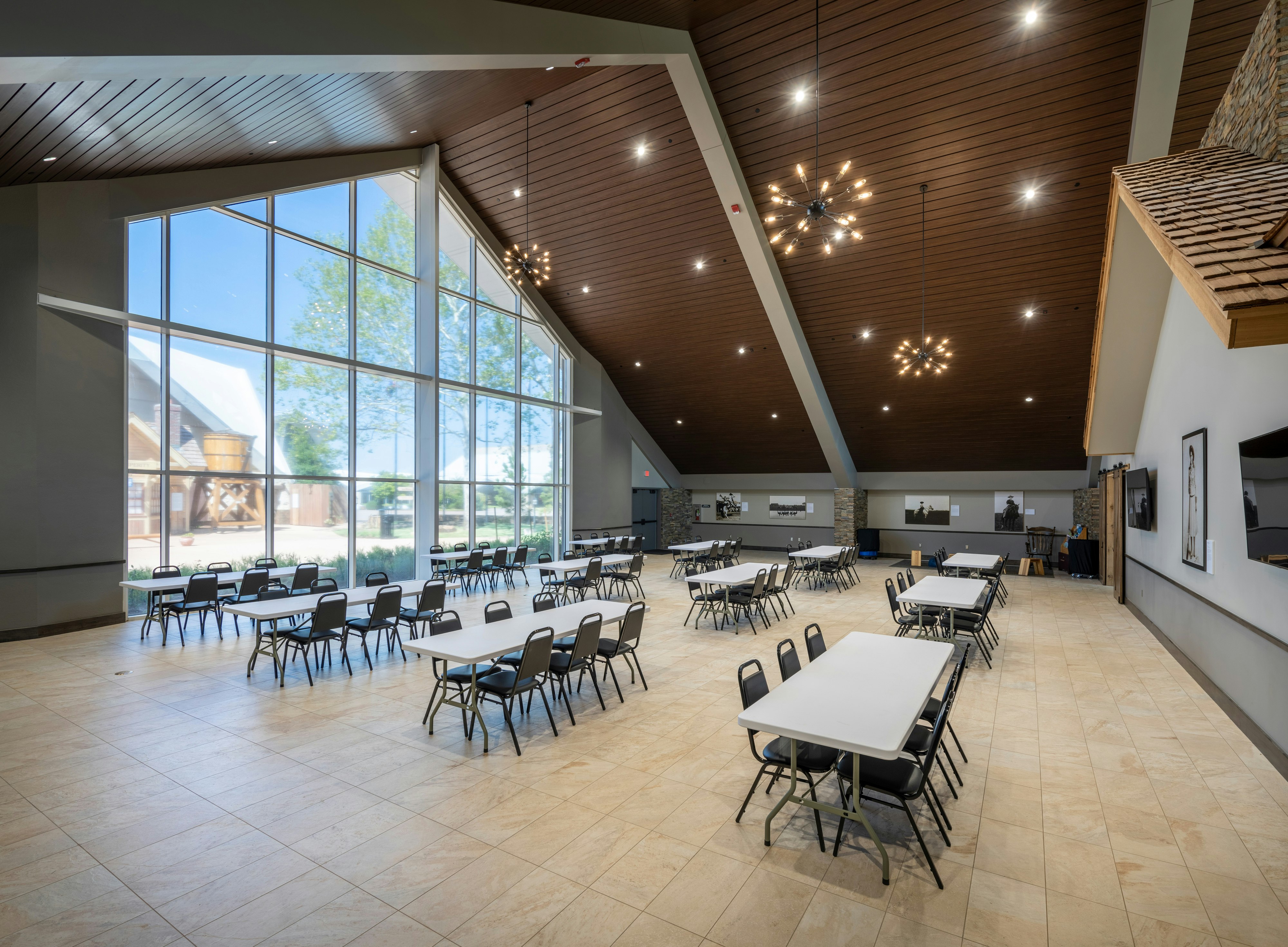 NA, National Cowboy and Western Heritage Museum, Benham Architecture, Engineering, and Designbuild Firm, Planar Macroplus, Metalwood Walnut Finish