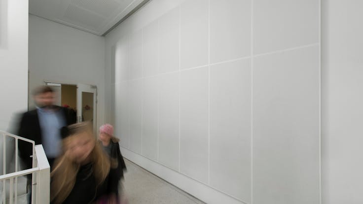 Østre Farimagsgade skole,Denmark,København,4870m²,Svend Christensen,ROCKFON Samson vægabsorbent,white