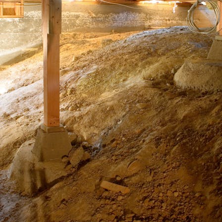 crawlspace - crawl space design and construction what it looks like when you have a dirt floor underneath the house