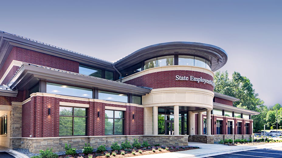 NA, State Employees’ Credit Union (SECU), Granite Quarry branch office, Summit Design and Engineering Services, Office