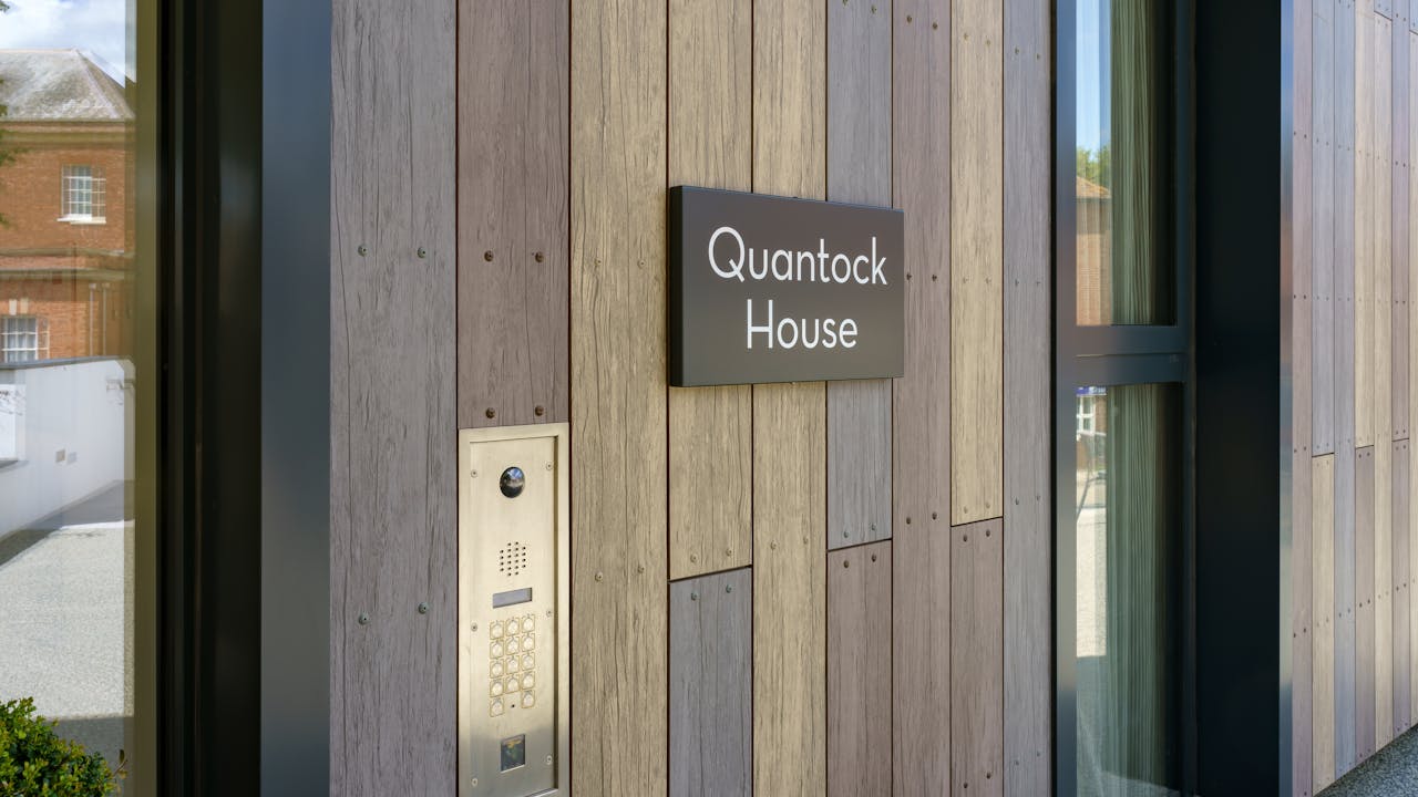 Quantock case study 
rockpanel woods