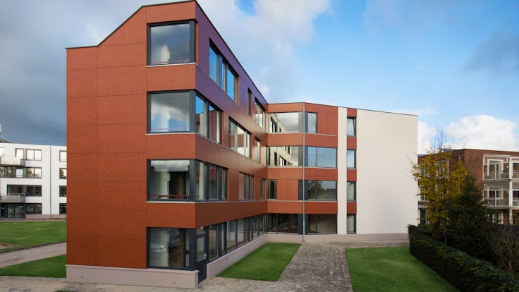 Apartment complex ‘‘t Bakenshof’ in Horst, The Netherlands
