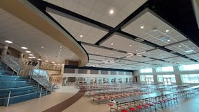 NA, George A. Thompson Intermediate School, Pasadena Independent School District (PISD), SBWV Architects, Inc. / GPD Group, Education, Artic, Stone Wool Ceilings, Infinity, Perimeter Trim, Metal Ceilings, Chicago Metallic Suspension System