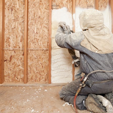 foam, spraying, insulation, construction, internal walls