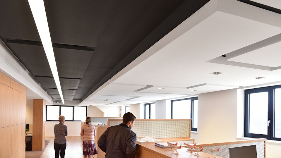 Featured products: Rockfon® Mono® Acoustic, 1200 x 600
