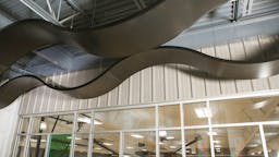 Rockfon® CurvGrid™ One-directional Curved Ceiling System