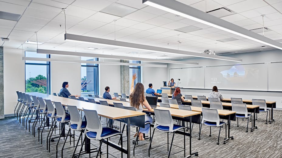 NA, The University of Texas at Dallas - Sciences Building,  Stantec, Education, LEED Gold, Tropic, Stone Wool Ceiling Tiles