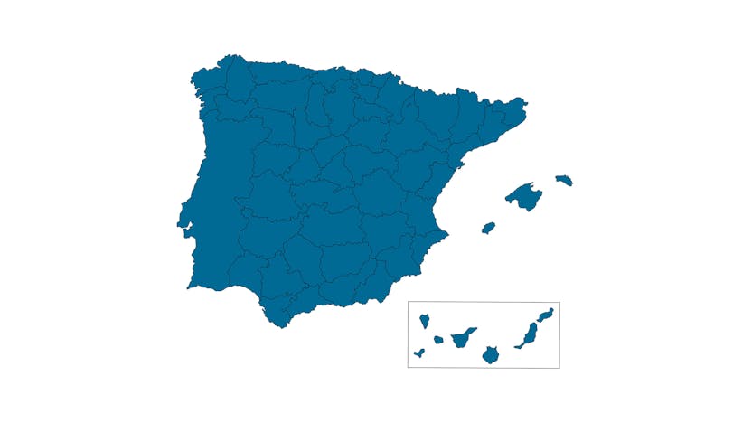 contact person, profile and map, all regions, spain and portugal, ES
