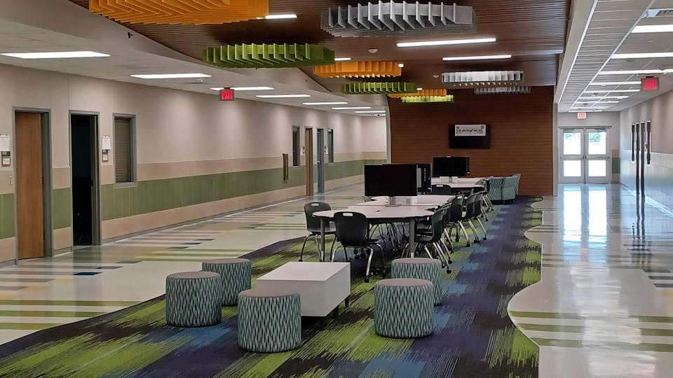 Featured products: Rockfon® Planar® and Planar® Plus Linear Ceilings