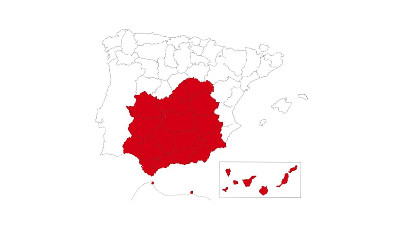 Delegaciones comerciales. Mapa España - Víctor Bayo (prescripción)
Sales Map Spain