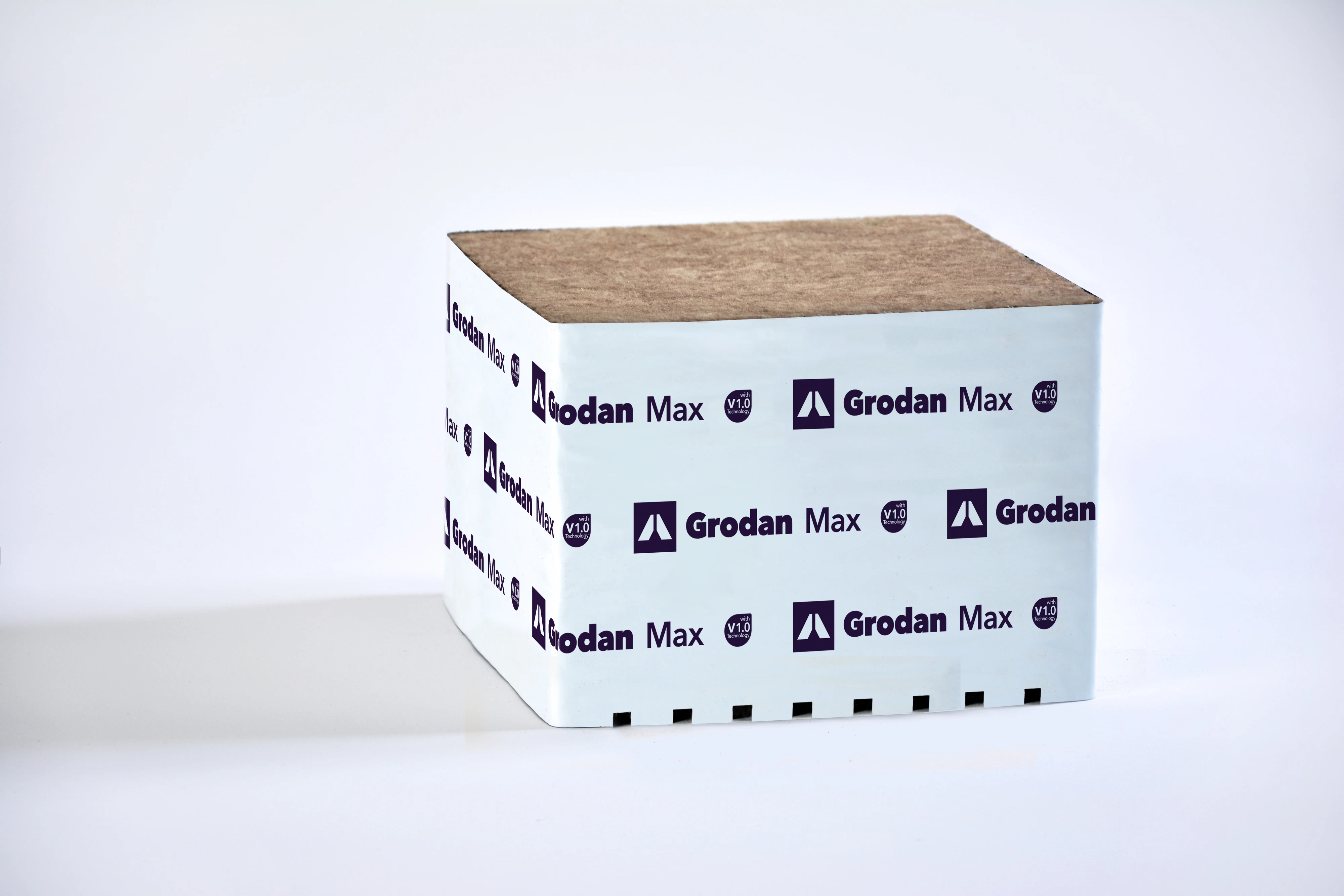 Grodan Max 57 (little mama) block side view