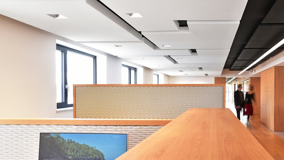 Featured products: Rockfon Mono® Acoustic, 1200 x 600