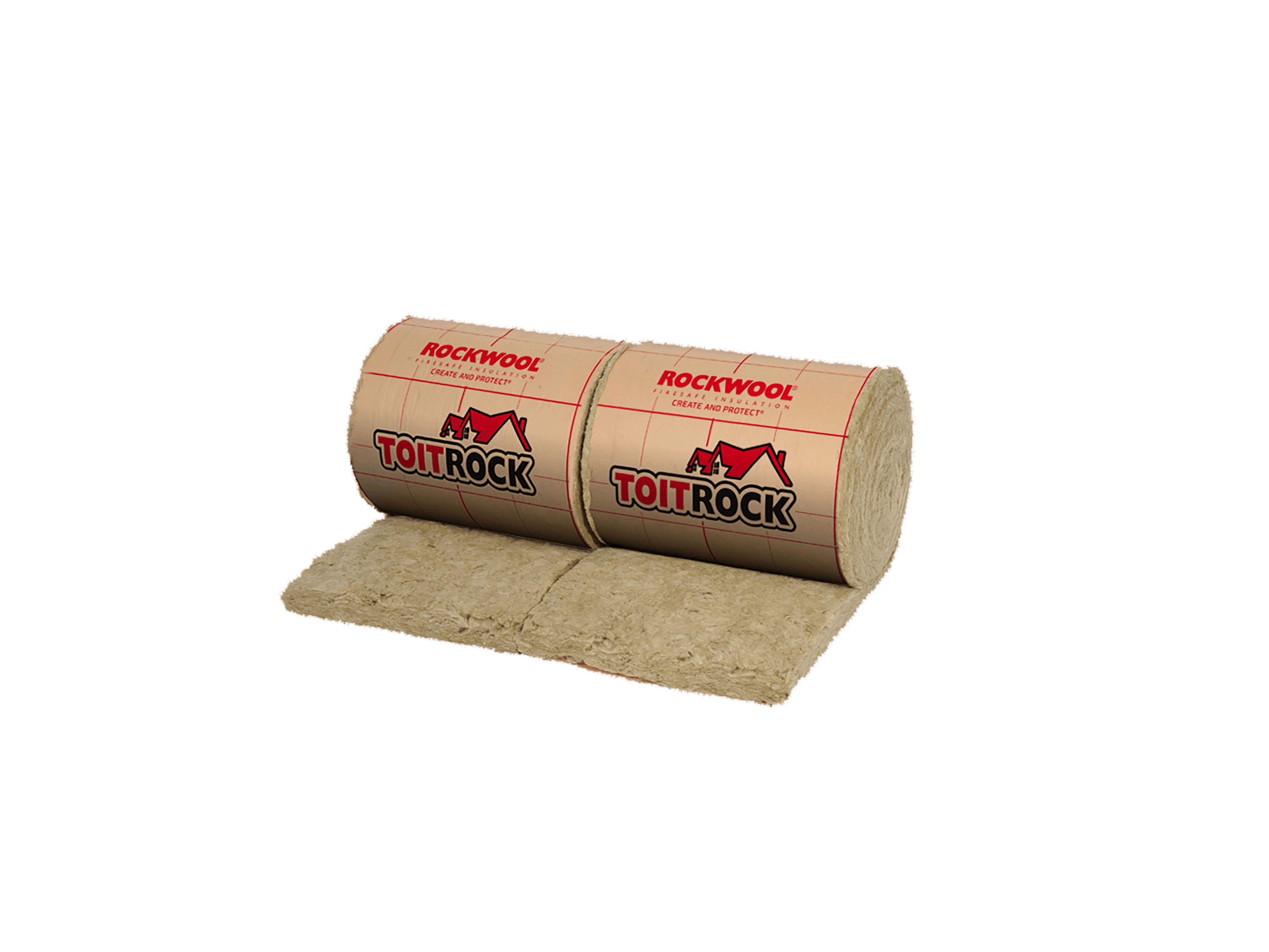 Rouleau isolant laine de roche pour combles aménagés Easyrock