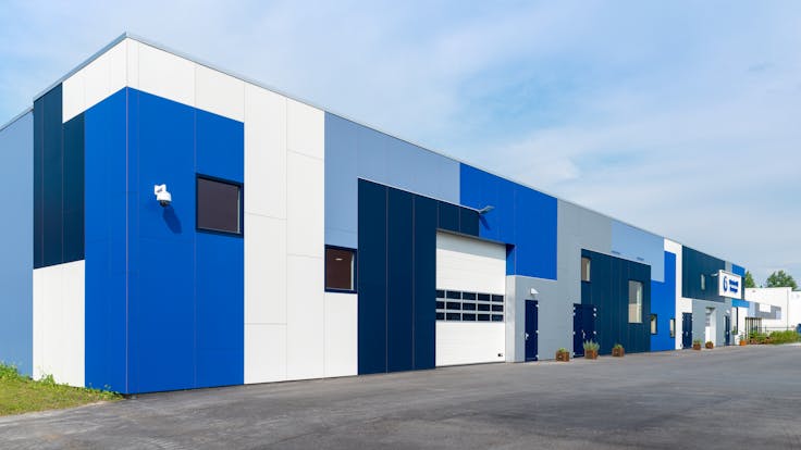 The Groninger Water Company in Hoogezand with Rockpanel Colours facade cladding