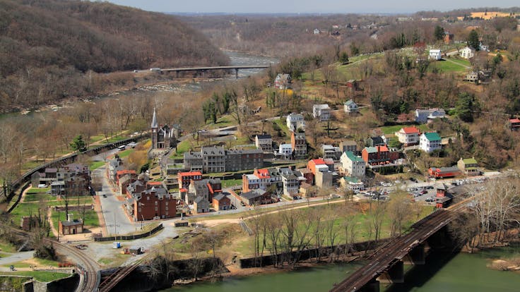 Harpers Ferry National Historical Park stock photo, Ranson, Jefferson County, West Virginia (WV) - RAN5 manufacturing plant facility project
