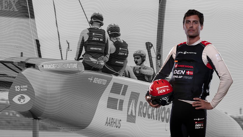 Christian Peter Lubeck, Denmark SailGP team, 2021, sailing, ROCKWOOL team, SailGP team