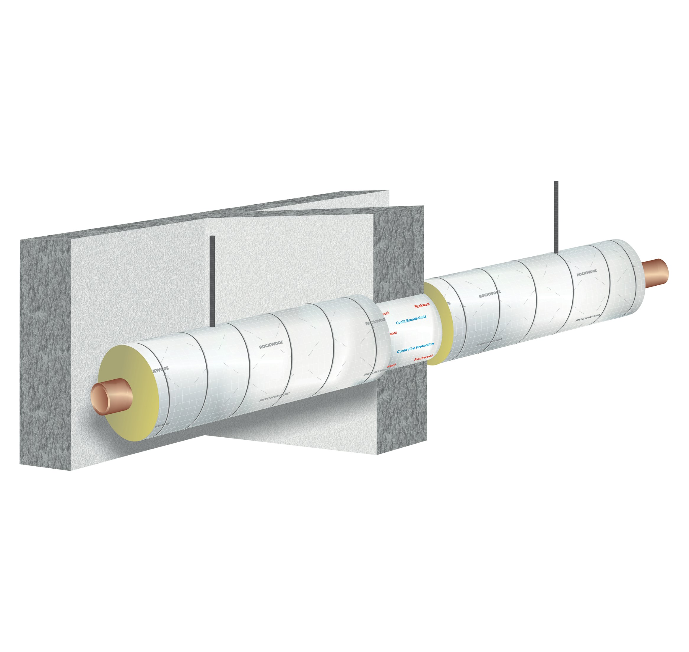 illustration, conlit 150 u, hvac, rockwool