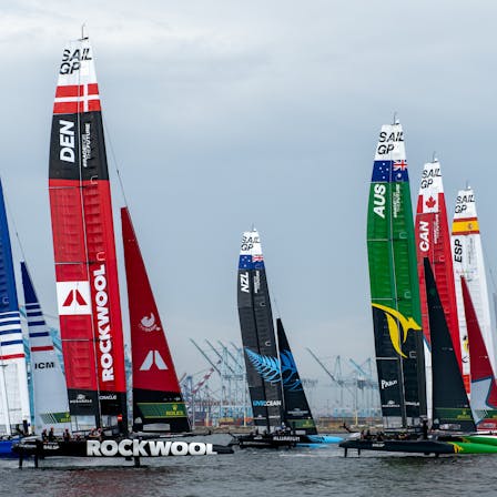 ROCKWOOL Denmark SailGP Team, Season 4, Los Angeles, LA 2023, Foiling, F50
