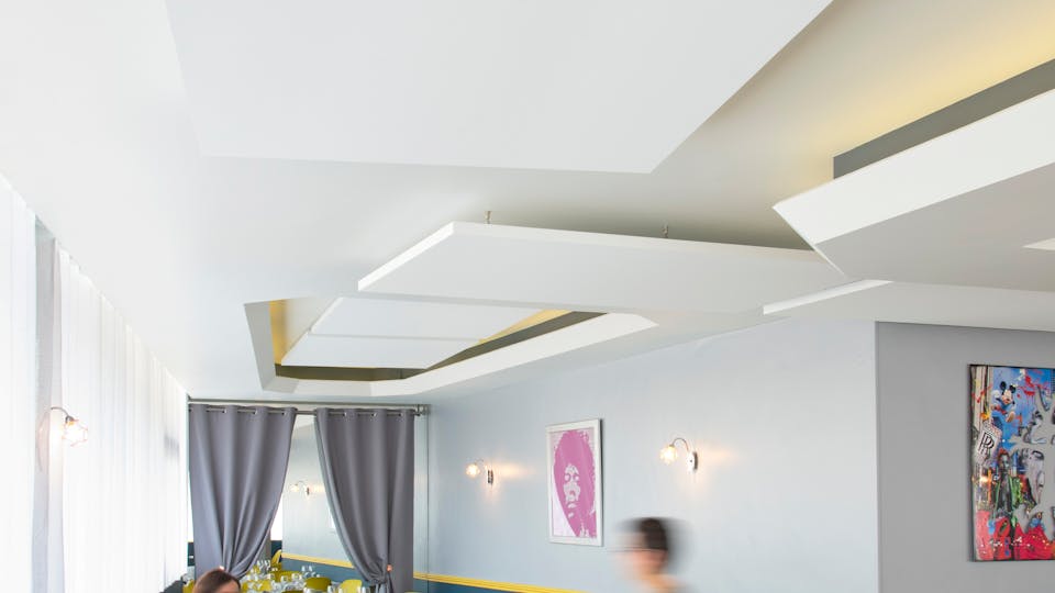 Acoustic ceiling solution: Rockfon Eclipse®, A, 1760 x 1160