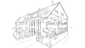 Sketch - MUH, multi-family home, multi-unit housing, residential
