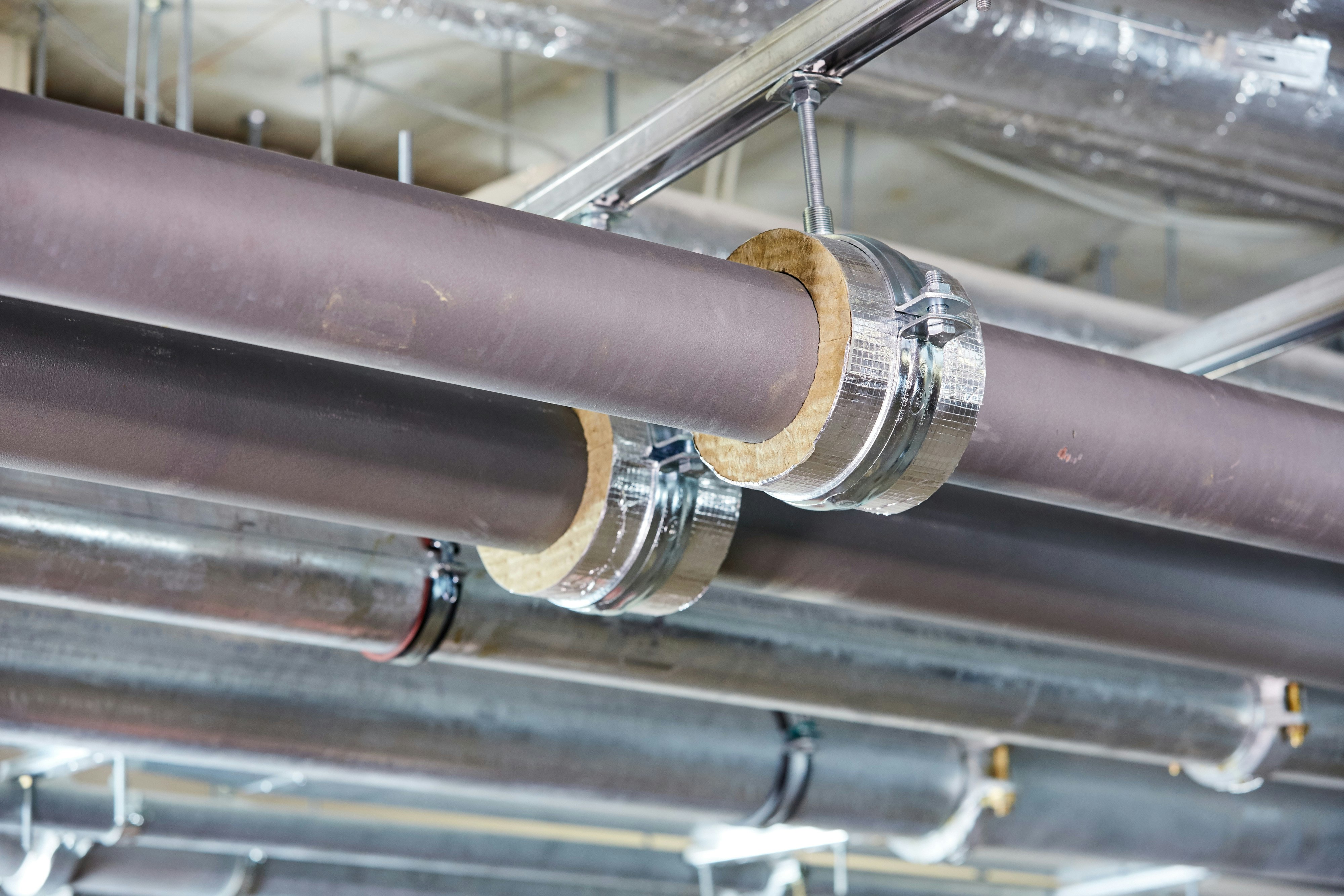 Product installation, TECLIT, Pipe sections, Hangers, Technical insulation