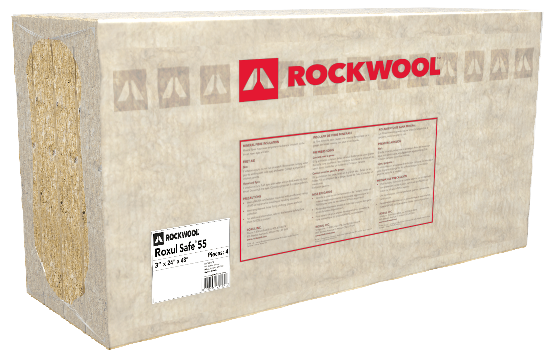 ROXUL Safe 55 Packaging Render