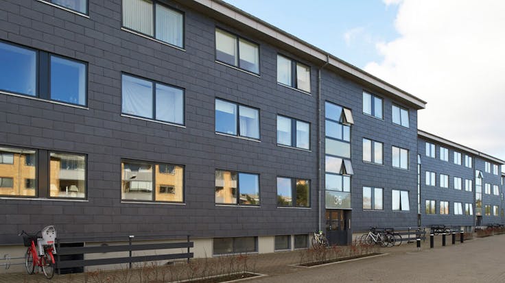 Reference case, Denmark, Grenaa, Fuglevænget, andelsbolig, apartments, REDAir FLEX, indoor climate