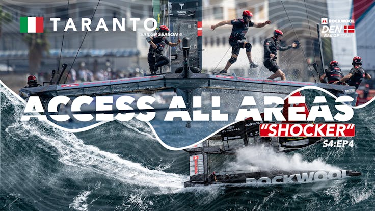 SailGP, Access all areas, thumbnail, BTS, Season 4, ROCKWOOL SailGP Team, F50, new boat, Taranto 2023, AAA