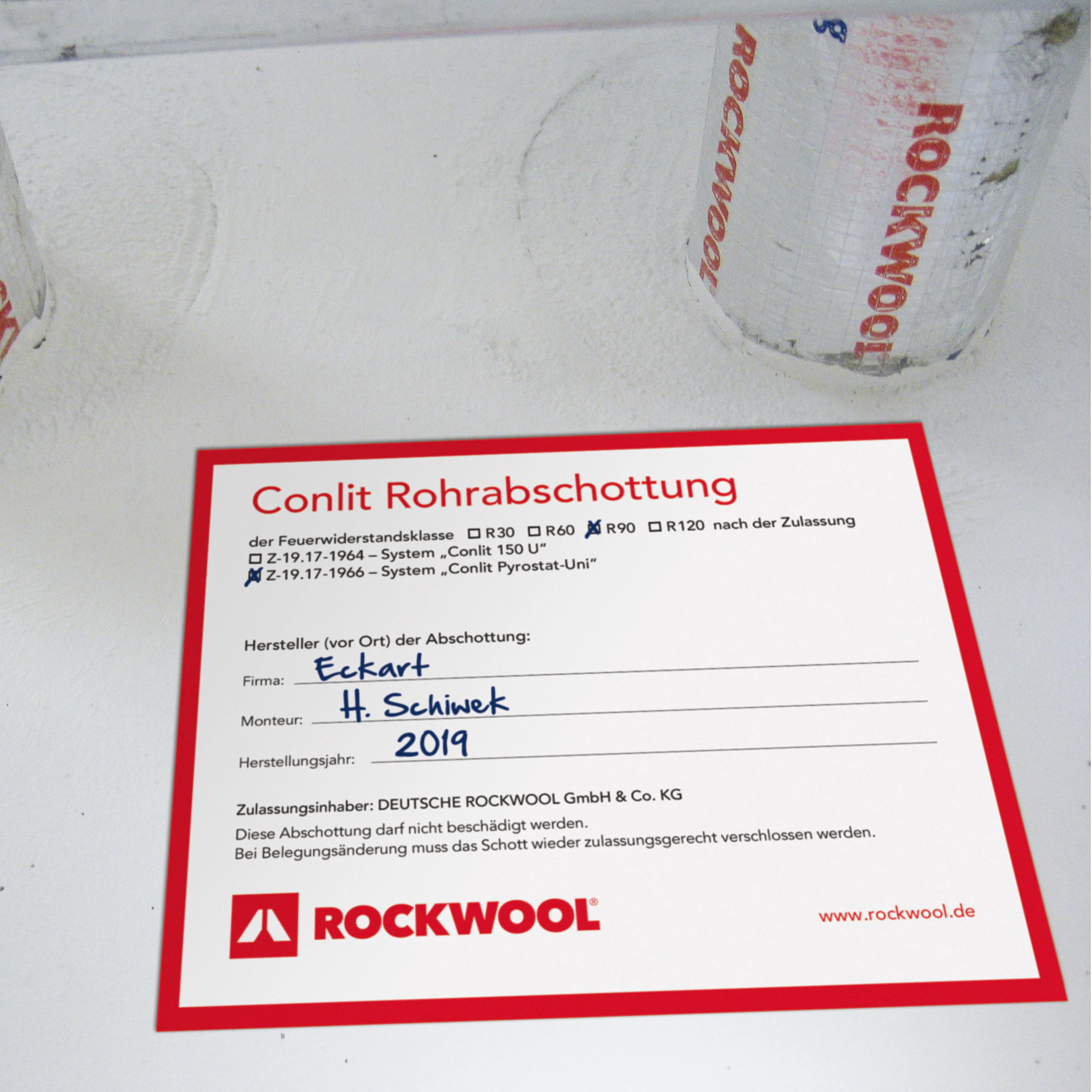 hvac, conlit rohrabschottung, germany, conlit label, PIM