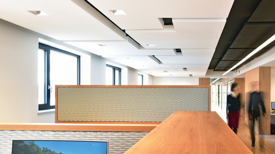 Featured products: Rockfon Mono® Acoustic, 1200 x 600