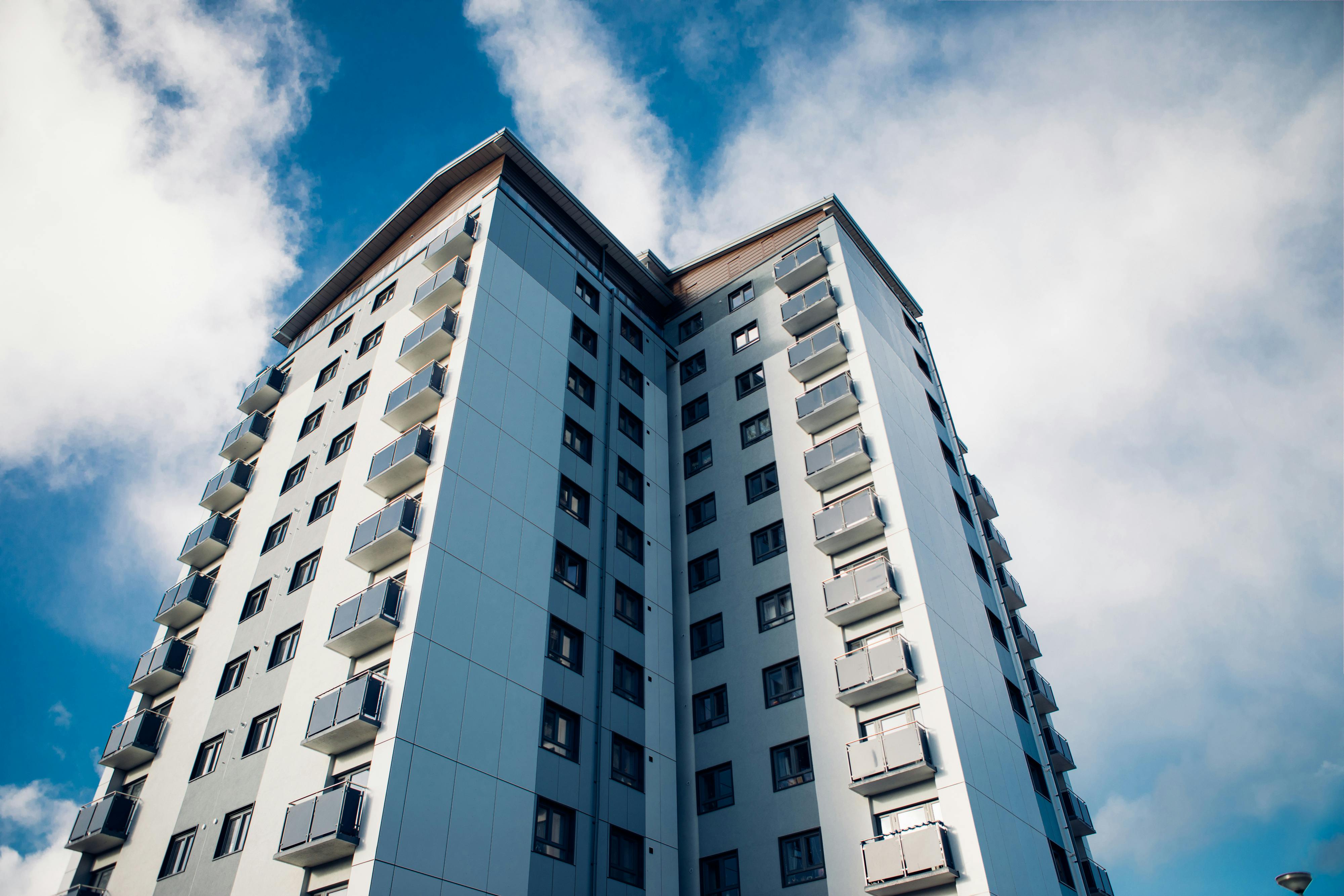 Rockpanel Lion Farm Estate, building, high-rise, residential tower, aesthetics, renovation, energy efficiency, England, fire safety,