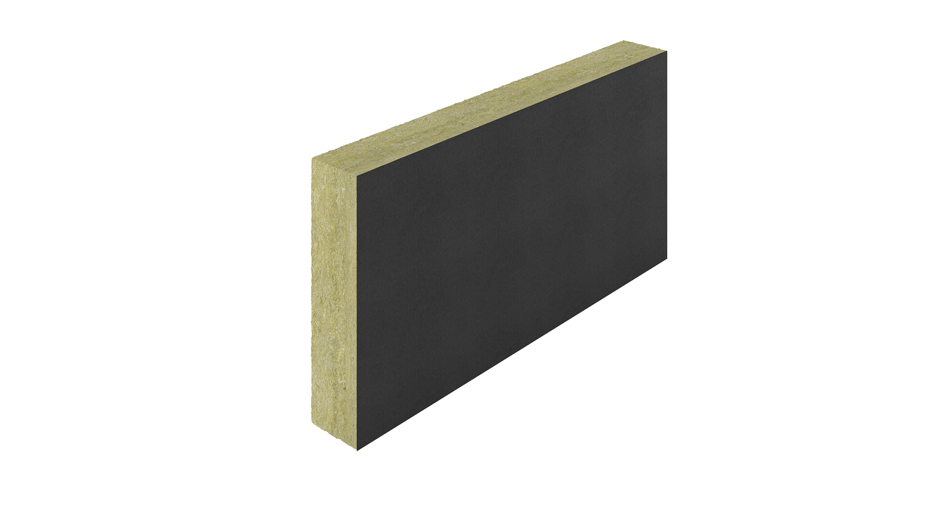 Rockvent Solid black, Product, GBI, ventilated facades, insulation, slab, stonewool