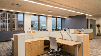 NA, Intermountain Healthcare Corporate and Executive Offices, Koral SQ (A-Edge) 2x2 and 2x4, 1200 15/16" Exposed, Open Office, Office, AJC Architects, Renovation