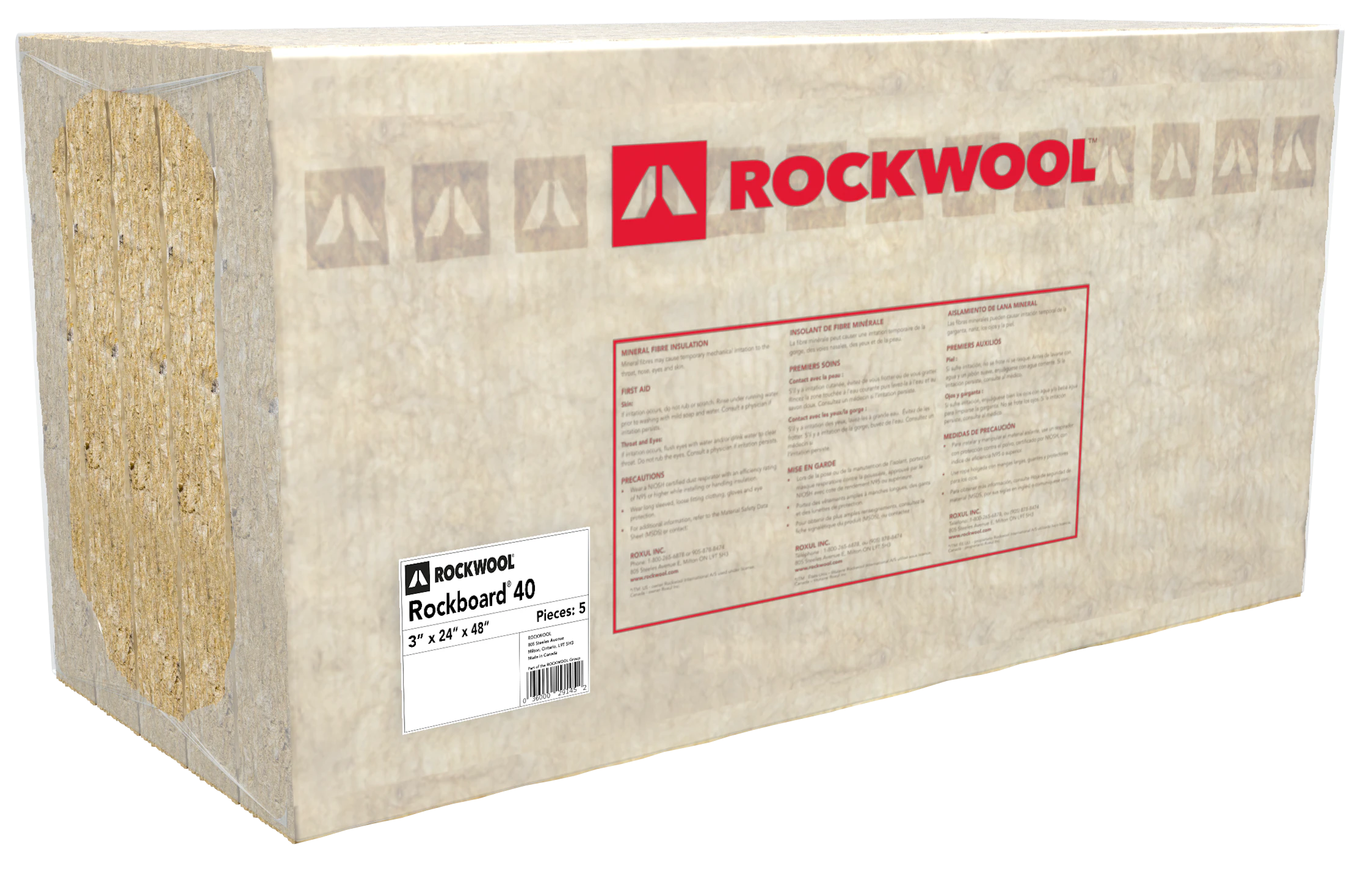 Rockboard 40 Packaging Render