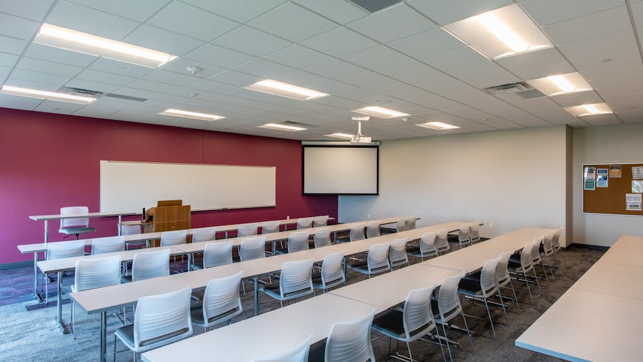 
NA, Collin College Wylie Campus, Education, Page Southerland Page, Inc., Artic 2'x2', Stone Wool Ceiling Tile, Chicago Metallic 1200, Suspension Grid