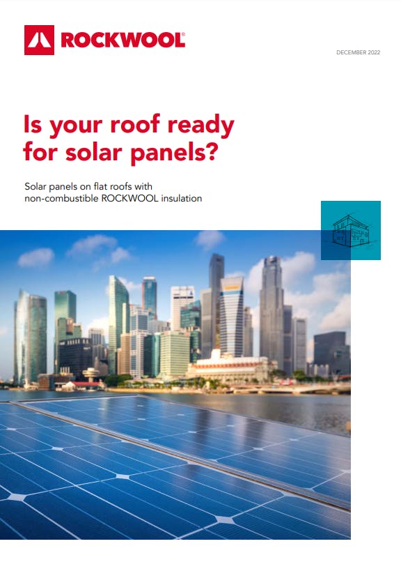Solar panel brochure frontpage