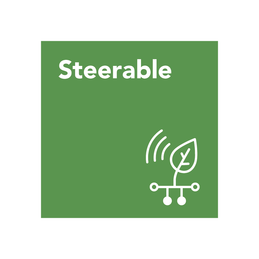 Designed to grow - Steerable Icon (Green)