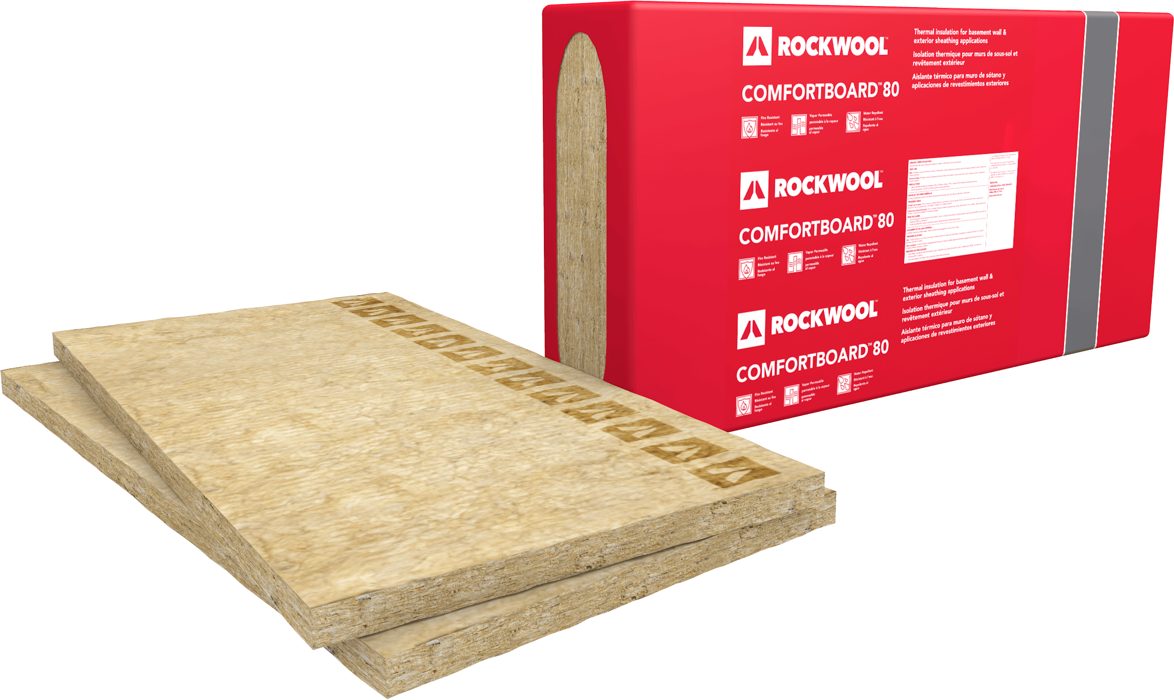 Comfortboard Pack and loose piece image
3D render image - product image