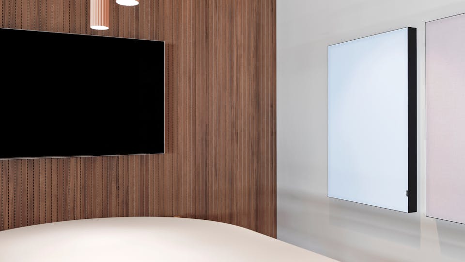 Featured products: Rockfon Canva® Wall panel, A, 1200 x 900 - Rockfon Color-all®, X
