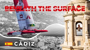 SailGP, Beneath the Surface of Cadiz, YouTube thumbnail, campaign video