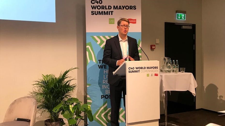 Picture from C40 world mayors summit, Jens