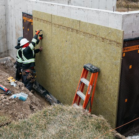Below grade foundation wall installation
Comfortboard 80
Simcoe, Ontario