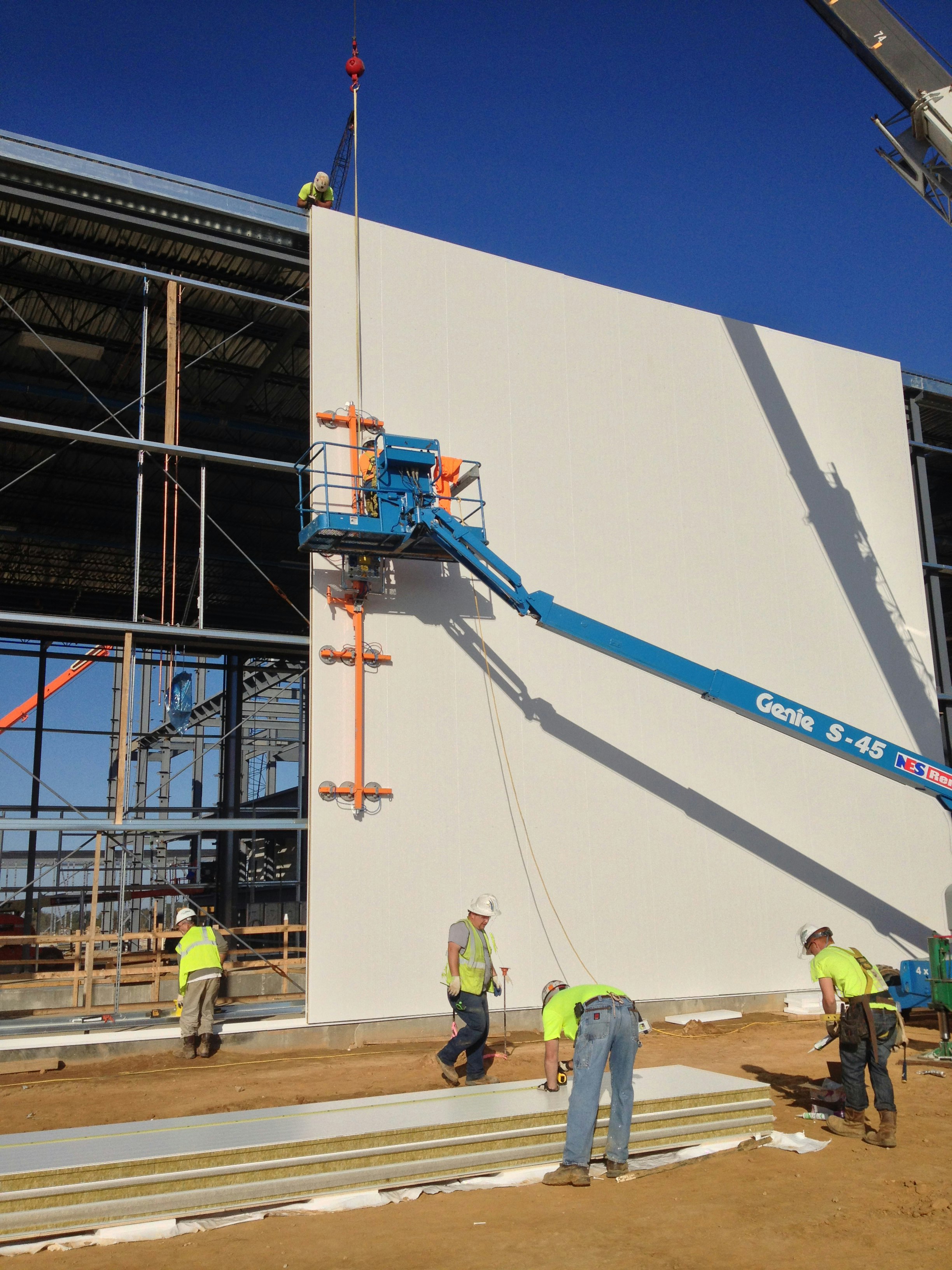 Metlspan case study 4, exterior wall, construction, exterior wall insulation, conrock, building