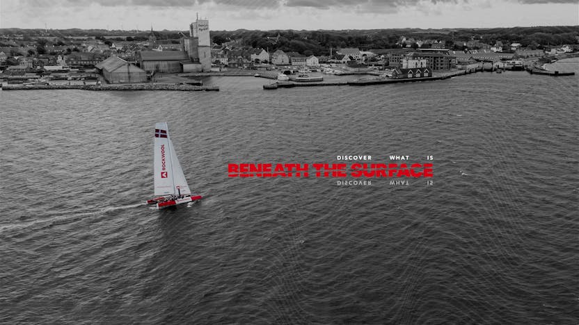 Beneath the surface style, BTS Key visuals, SailGP, Denmark SailGP Team