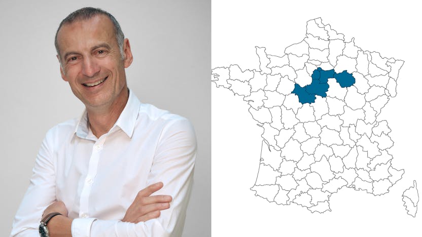 contact person, sales, profile and map, Laurent Behuel, rockfon, france, FR