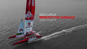 Beneath the surface logo, BTS Key visuals, SailGP, Denmark SailGP Team